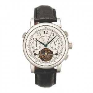 A.Lange & Sohne Lange Tourbograph Pour le Merite Mechanical in Platinum 702.025