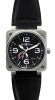 Réplique Black Steel Bell et Ross de reserve de marche 46mm Hommes BR 01-97 Steel Black Montre