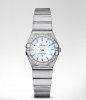 Omega Constellation Brushed Quartz with Diamonds 123.15.24.60.05