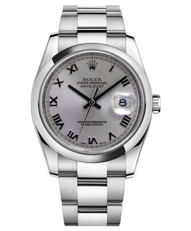 Réplique Rolex Datejust en acier de 36mm d?me lunette Dial Rhodium 116200 RRO Montre - Cliquez sur l'image pour la fermer