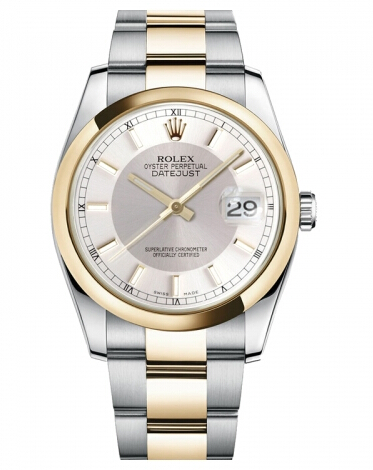 Réplique Rolex Datejust 36mm en acier et or jaune Silver Gold Dial Steel 116203 STSISO Montre - Cliquez sur l'image pour la fermer