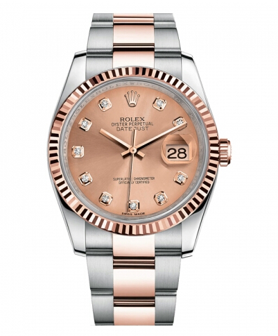 Réplique Rolex Datejust en acier et rose 36mm en or rose cadran champagne 116231 CHDO Montre - Cliquez sur l'image pour la fermer