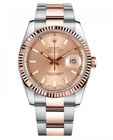 Réplique Rolex Datejust en acier et rose 36mm en or rose cadran champagne 116231 CHSO Montre - Cliquez sur l'image pour la fermer