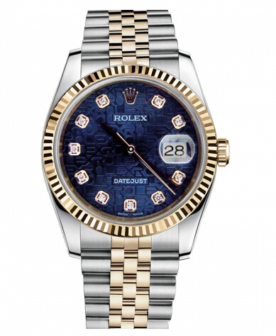 Réplique Rolex Datejust 36mm acier et Jaune or bleu Jubilee Dial 116233 BLJDJ Montre - Cliquez sur l'image pour la fermer