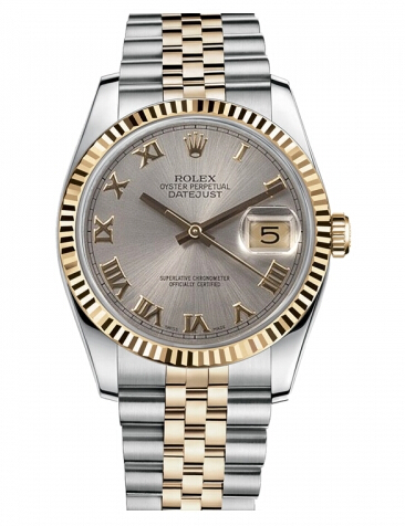 Réplique Rolex Datejust 36mm acier et Jaune or Gris Dial 116233 GRJ Montre - Cliquez sur l'image pour la fermer