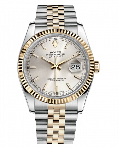 Réplique Rolex Datejust 36mm acier et Jaune or Argent Dial 116233 SSJ Montre - Cliquez sur l'image pour la fermer