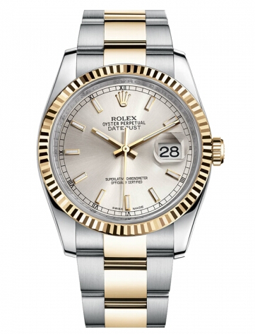 Réplique Rolex Datejust 36mm acier et or Argent Dial 116233 SSO Montre - Cliquez sur l'image pour la fermer