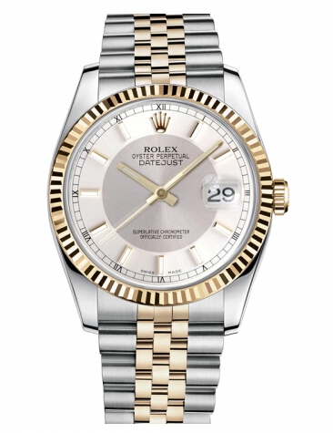 Réplique Rolex Datejust 36mm acier et Jaune or Argent Dial 116233 STSISJ Montre - Cliquez sur l'image pour la fermer