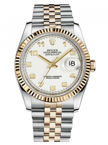 Réplique Rolex Datejust 36mm acier et Jaune or blanc Dial 116233 WAJ Montre - Cliquez sur l'image pour la fermer