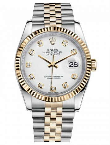 Réplique Rolex Datejust 36mm acier et Jaune or blanc Dial 116233 WDJ Montre - Cliquez sur l'image pour la fermer