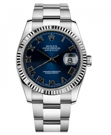 Réplique Rolex Datejust en acier de 36mm cadran bleu bracelet Oyster 116234 BLRO Montre - Cliquez sur l'image pour la fermer