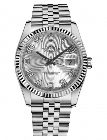 Réplique Rolex Datejust en acier de 36mm Argent Concentric Dial Jubile Br 116234 SCAJ Montre - Cliquez sur l'image pour la fermer