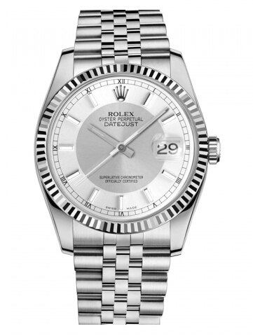 Réplique Rolex Datejust en acier de 36mm cadran argente Bracelet Jubile e 116234 STSISJ Montre - Cliquez sur l'image pour la fermer