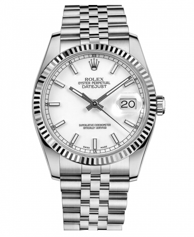 Réplique Rolex Datejust 36mm acier cadran blanc Jubile Bracelet 116234 WSJ Montre - Cliquez sur l'image pour la fermer