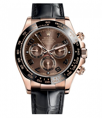 Rolex Daytona en or rose cadran brun chocolat - Cliquez sur l'image pour la fermer