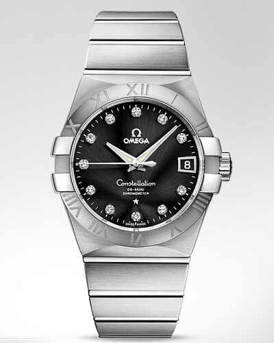 Diamond Watch Omega Constellation Hommes - Cliquez sur l'image pour la fermer