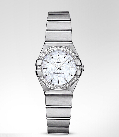 Omega Constellation Brushed Quartz with Diamonds 123.15.24.60.05 - Cliquez sur l'image pour la fermer