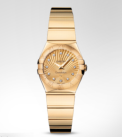 Omega Constellation 24mm poli Femme Montre - Cliquez sur l'image pour la fermer