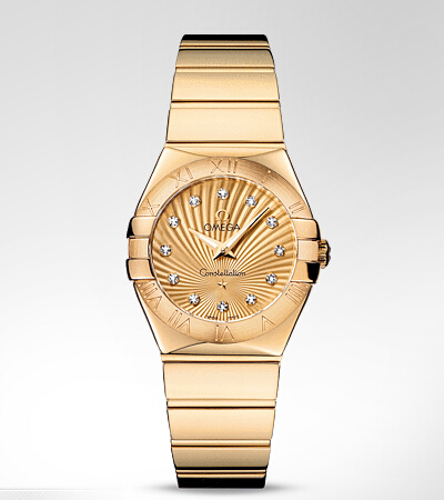 Omega Constellation 27mm poli Femme Montre - Cliquez sur l'image pour la fermer