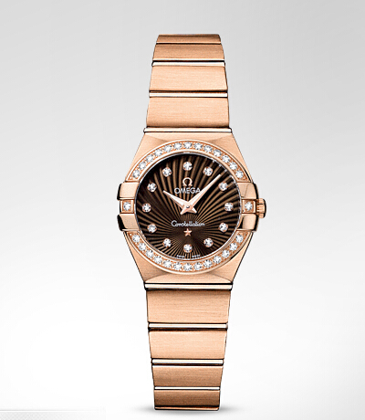 Omega Constellation Brushed Quartz with Diamonds 123.55.24.60.63 - Cliquez sur l'image pour la fermer