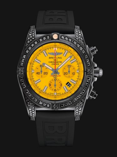 Breitling Chronomat 44 Noir ACIER Jaune MB0111AV/I532/262S/M20DSA/2 Montre - Cliquez sur l'image pour la fermer