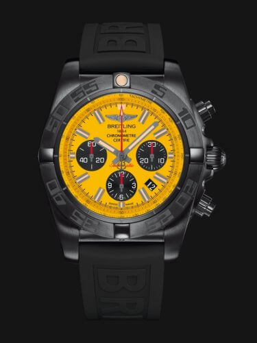 Breitling Chronomat 44 Noir ACIER Jaune MB0111C3/I531/262S/M20DSA/2 Montre - Cliquez sur l'image pour la fermer