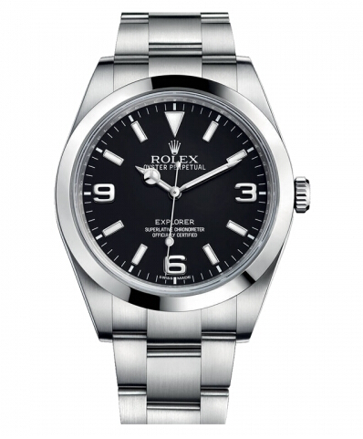 Cadran Rolex Explorer Acier inoxydable Noir - Cliquez sur l'image pour la fermer