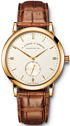 Réplique A.Lange & Sohne Saxonia - Manuel vent Hommes 215.021 Montre