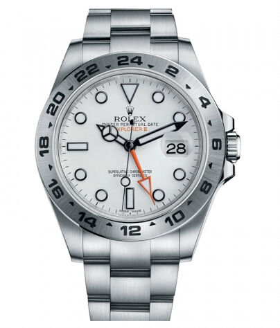 Cadran Rolex Explorer II Acier inoxydable Blanc - Cliquez sur l'image pour la fermer