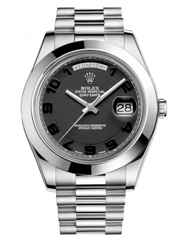 Réplique Rolex Day Date II President Platinum noir concentric cadran 2182 Montre - Cliquez sur l'image pour la fermer