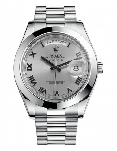 Réplique Rolex Day Date II President Platinum Rhodium cadran 218206 RRP Montre - Cliquez sur l'image pour la fermer