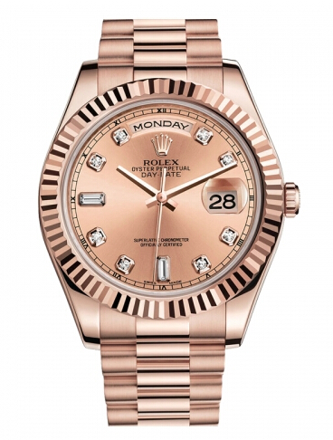 Réplique Rolex Day Date II President Pink or Champagne cadran 218235 CHDP Montre - Cliquez sur l'image pour la fermer