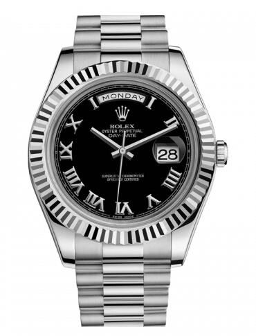 Réplique Rolex Day Date II President Blanc or noir cadran 218239 BKRP Montre - Cliquez sur l'image pour la fermer