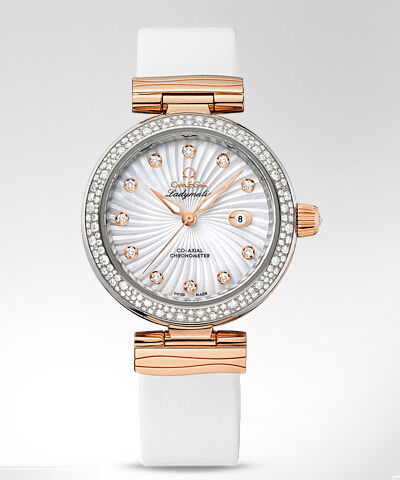 Réplique Omega De Ville Ladymatic Rose or acier Case Diamond 425.27.34.20.55.001 Montre - Cliquez sur l'image pour la fermer