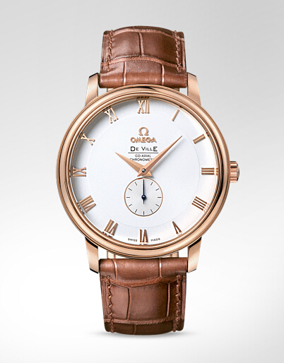 Réplique Omega De Ville Prestige petites secondes 18K Or Rose Hommes Mont 4614.20.02 Montre - Cliquez sur l'image pour la fermer