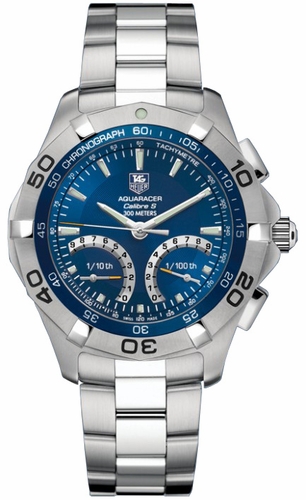 Tag Heuer Aquaracer Calibre S Electro-Mechanical Chronographee - Cliquez sur l'image pour la fermer