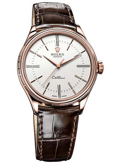 Réplique Rolex Cellini Time Everose or blanc laque Cadran 50505 Montre - Cliquez sur l'image pour la fermer