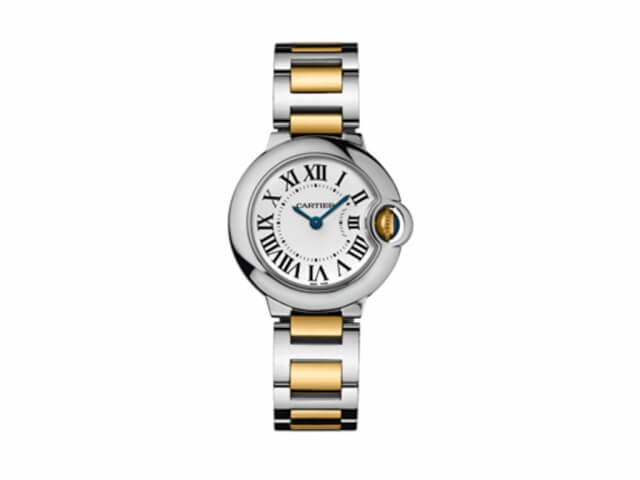 Cartier Ballon Bleu Cadran Argente Acier inoxydable Femme - Cliquez sur l'image pour la fermer