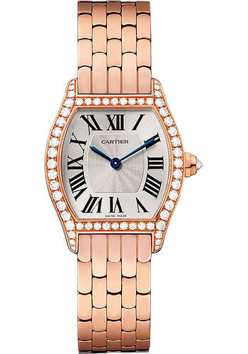 Cartier Tortue Argenteed Flinque Cadran Femme - Cliquez sur l'image pour la fermer