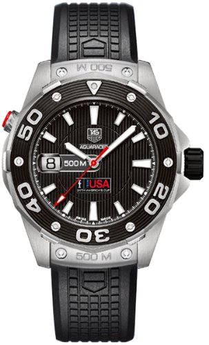 Tag Heuer Aquaracer 500M Calibre 5 automatique Montre 43mm - Cliquez sur l'image pour la fermer