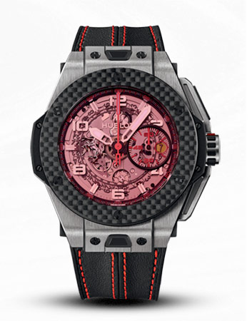 Hublot Big Bang Ferrari Titanium Carbon 401.NQ.0123.VR - Cliquez sur l'image pour la fermer