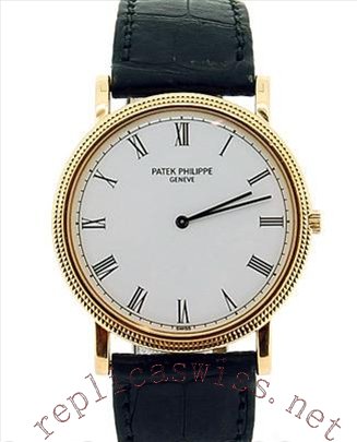 Réplique Patek Philippe Calatrava or jaune Homme 3520J Montre - Cliquez sur l'image pour la fermer