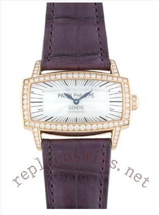 Réplique Patek Philippe Gondolo Rose d'or Diamanten Femme 4981R Montre - Cliquez sur l'image pour la fermer